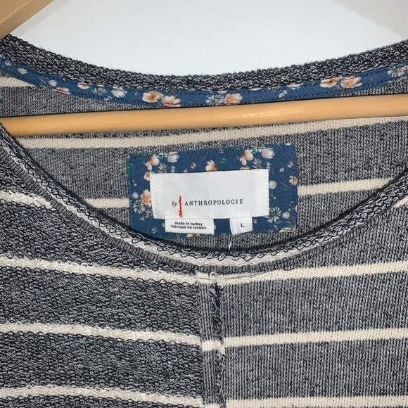 Anthropologie Devin sweatshirt textured striped brand‎ new with tags - Picture 4 of 7